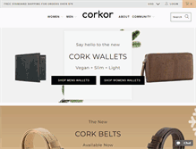 Tablet Screenshot of corkor.com